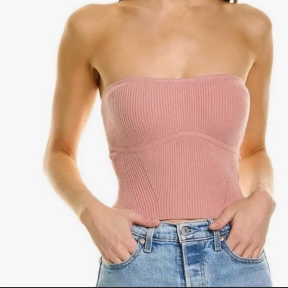 NWT WeWoreWhat Ribbed Tube Top - Picture 1 of 10